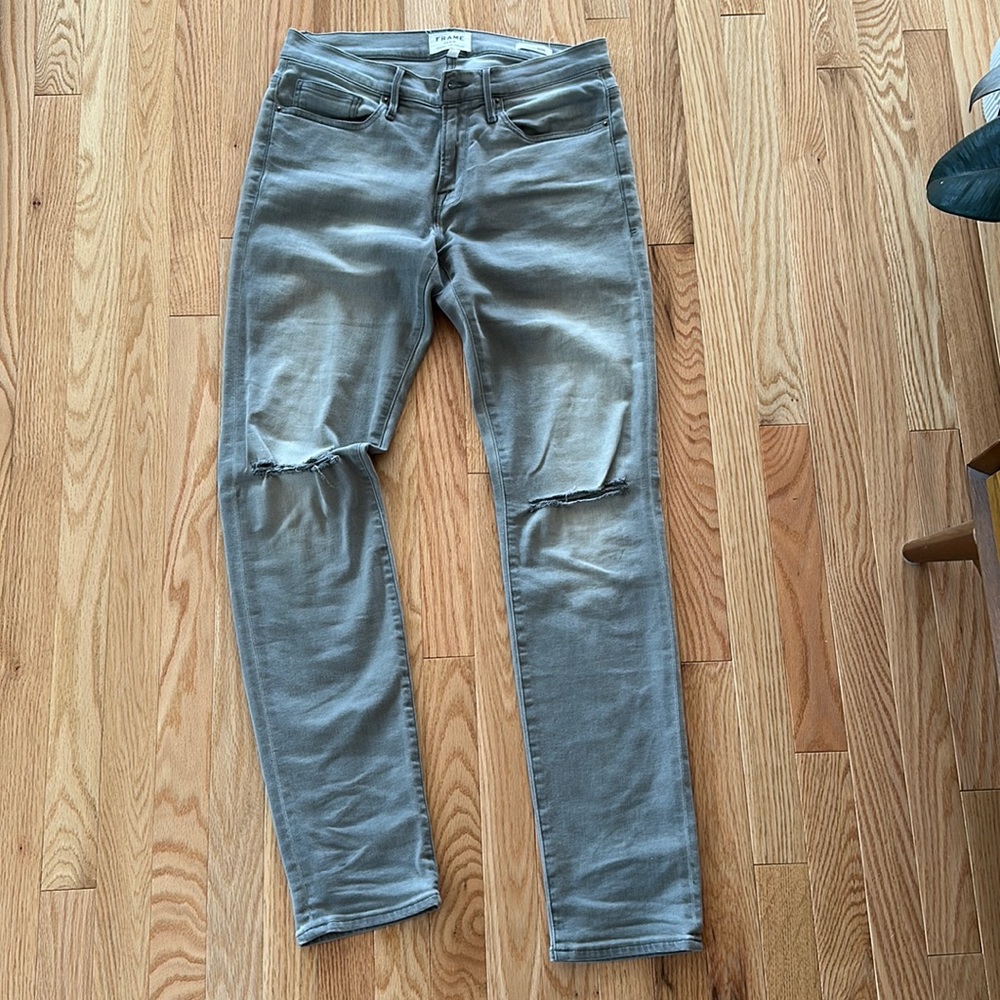 Frame Denim L’Homme Skinny, Gray